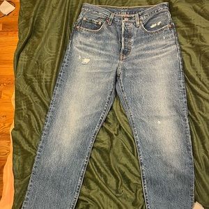 Levi’s 501 button fly jeans